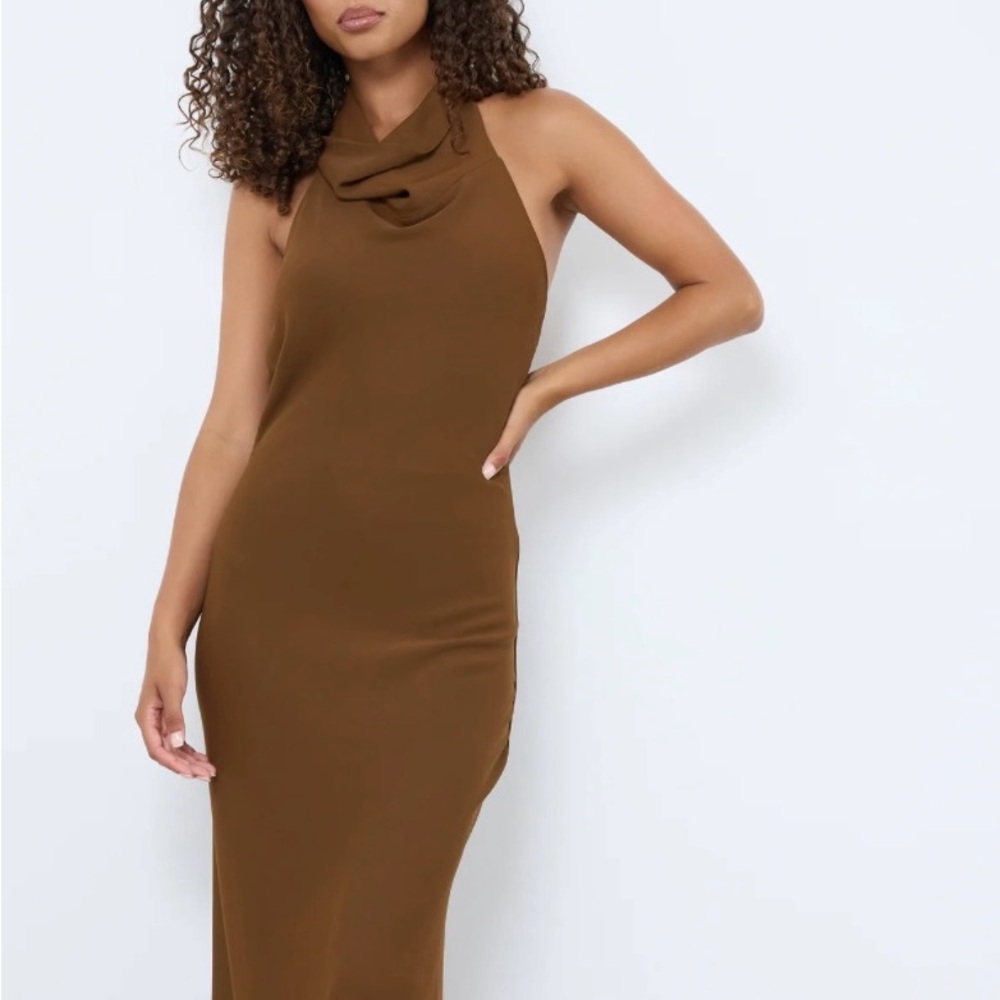 Chic Strapless Brown Dress - still has tags!